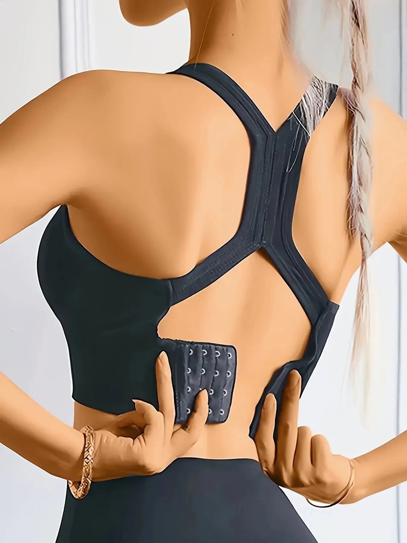 Sports Seamless Comfy & Breathable Push Up Yoga Tank Bra@W4