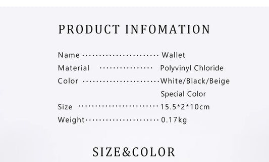 CHCH-Women's Cartoon Printing Long Wallet Retro Classic Wallet PVC Material Fashion Simple Large Capacity Bags
