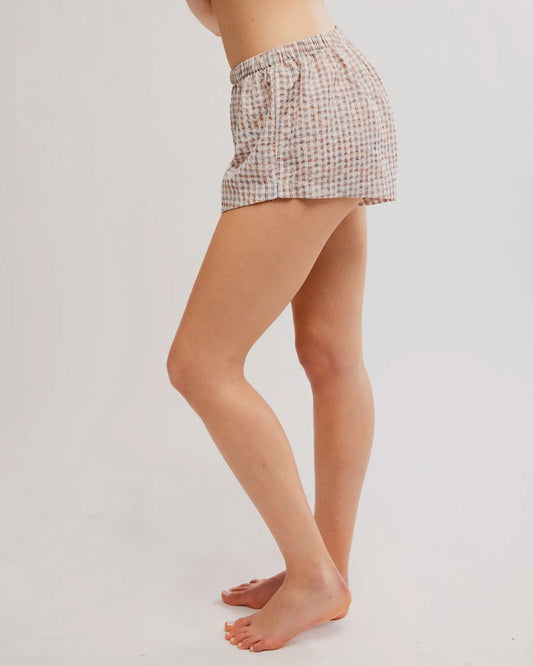 Cross My Heart Boxer Shorts - Ivory Combo