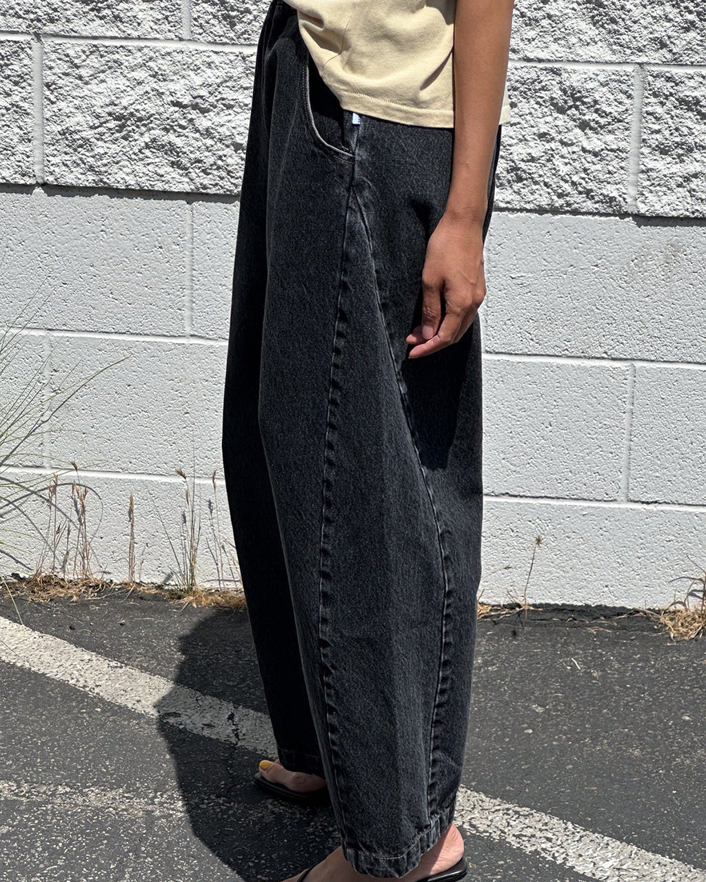 Arc Pants - Black Denim