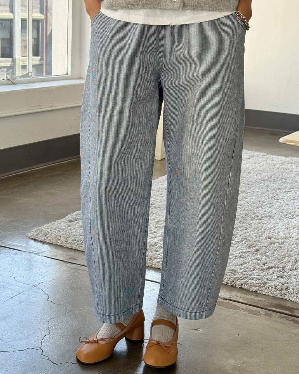 Arc Pants - Blue Stripe