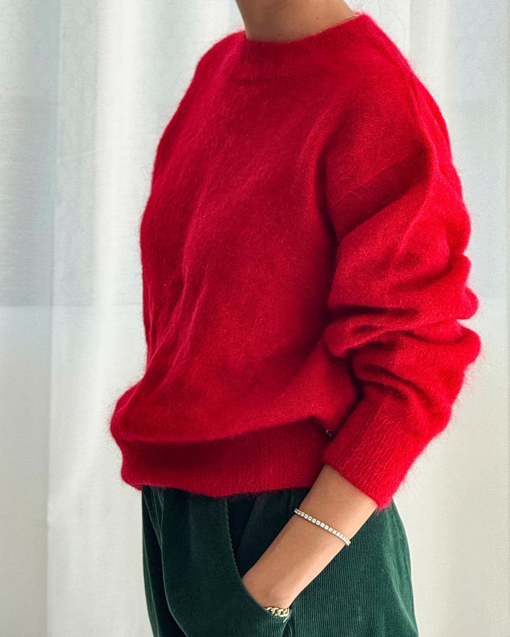Finn Mohair Sweater - Red