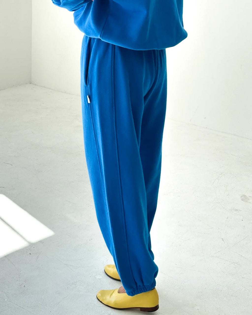 French Terry Balloon Pants - Lagoon