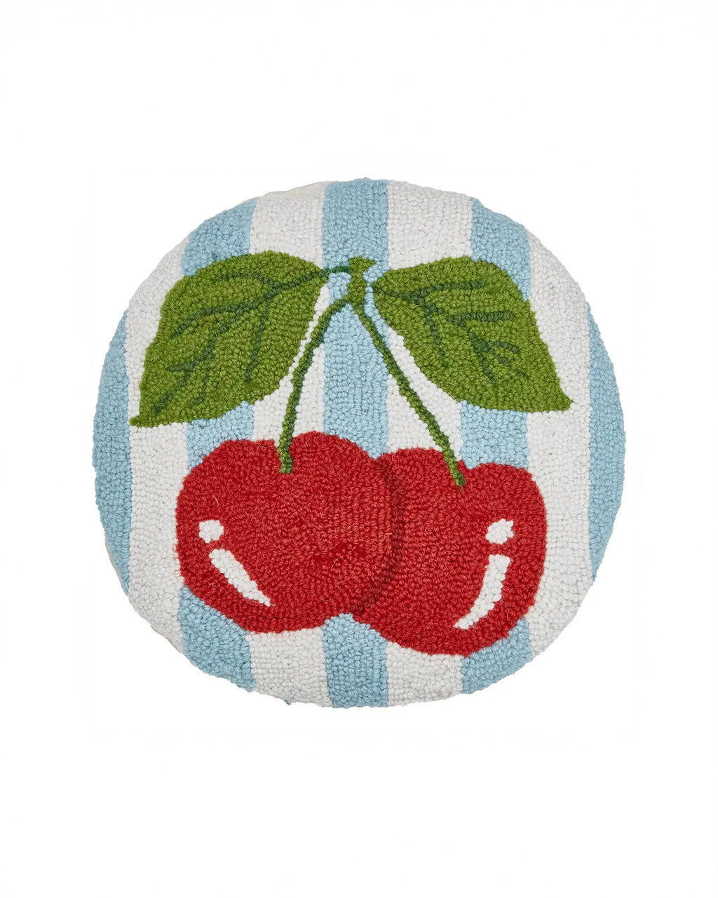 Stripe Cherries Hook Pillow