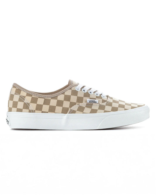 Authentic Checkerboard Sneaker - Aluminum + Oatmeal