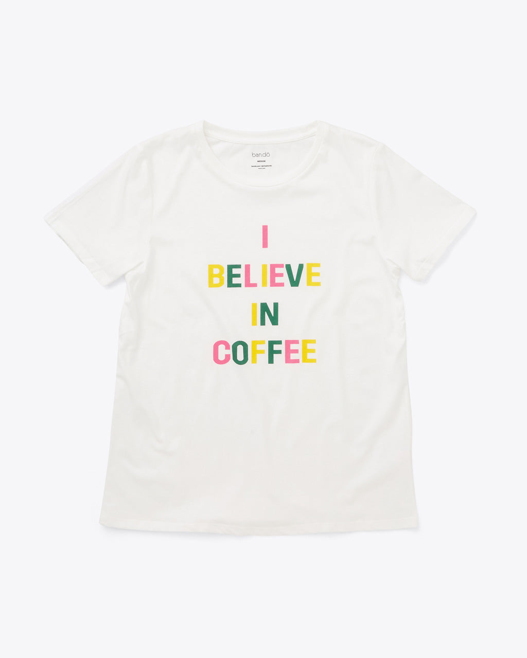 I Believe in Coffee Tee - Multi