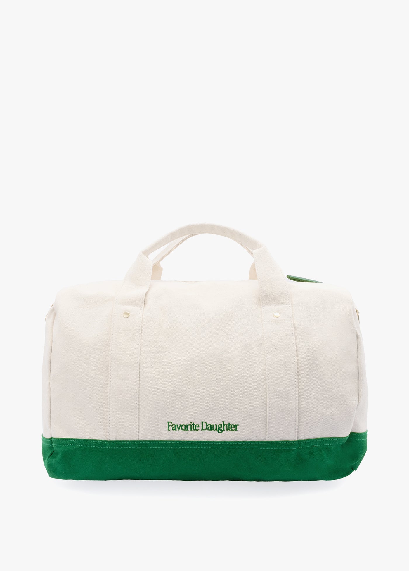 MOM OF THE YEAR CANVAS DUFFLE BAG