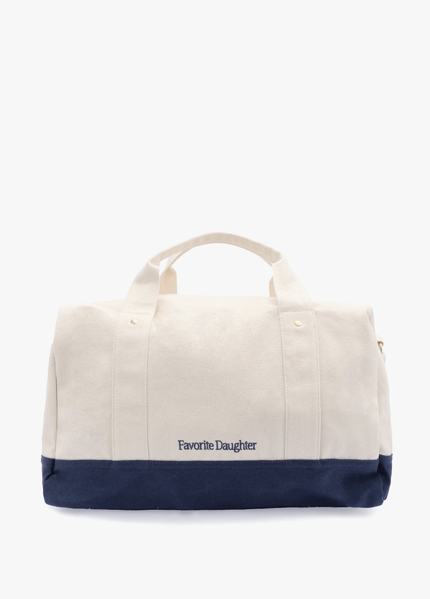 MOM OF THE YEAR CANVAS DUFFLE BAG