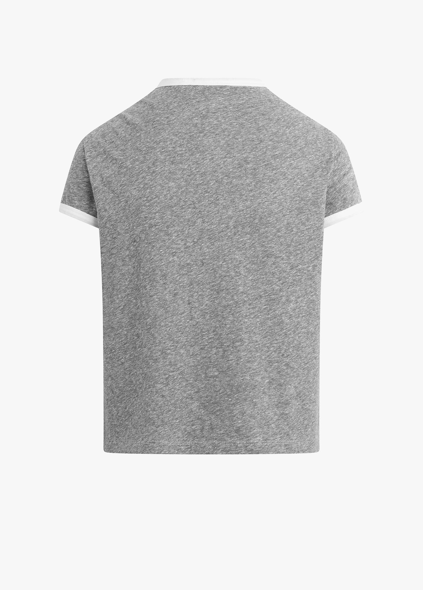 THE COLLEGIATE CHEST LOGO RINGER TEE