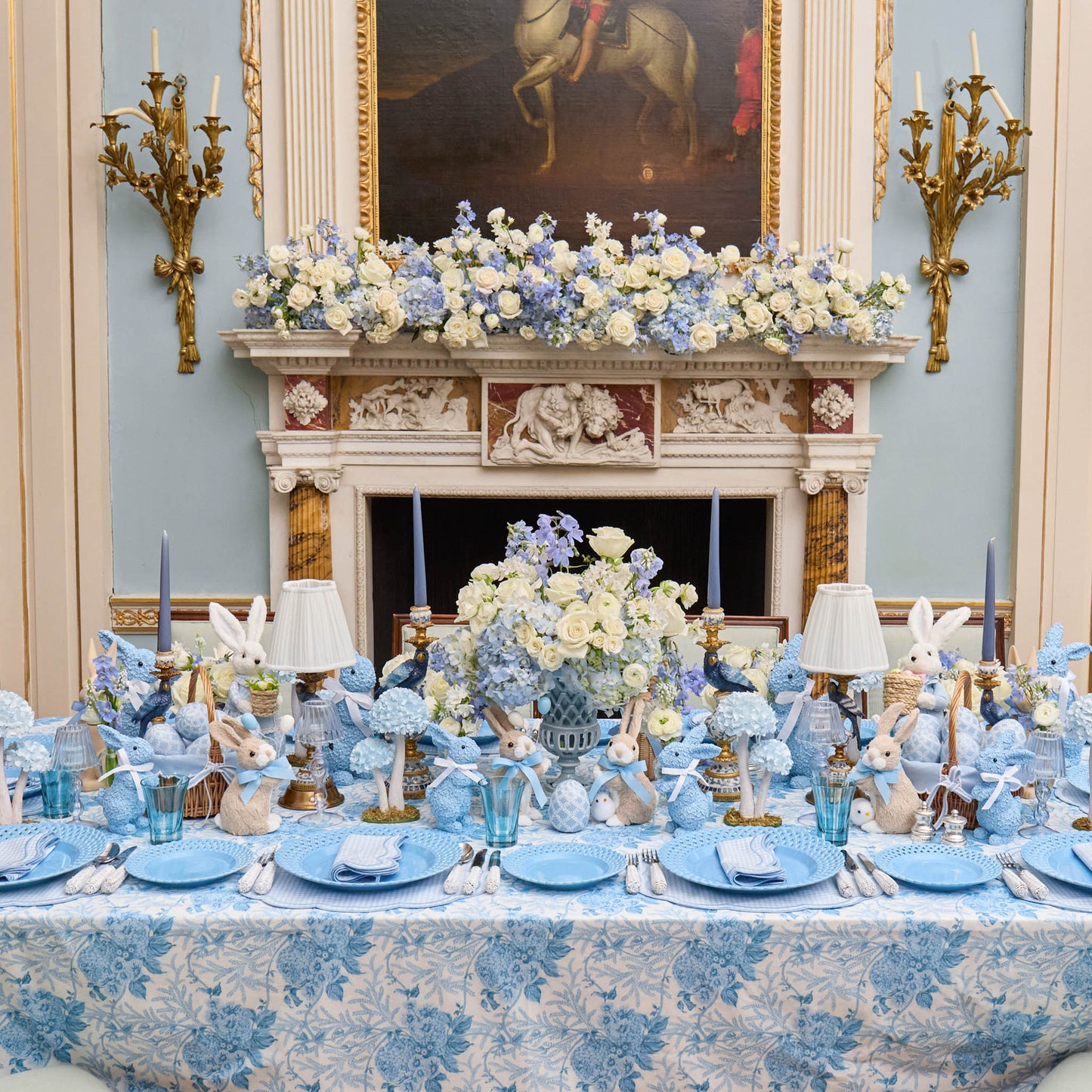 Blue Eloise Gingham Placemats (Set of 4)