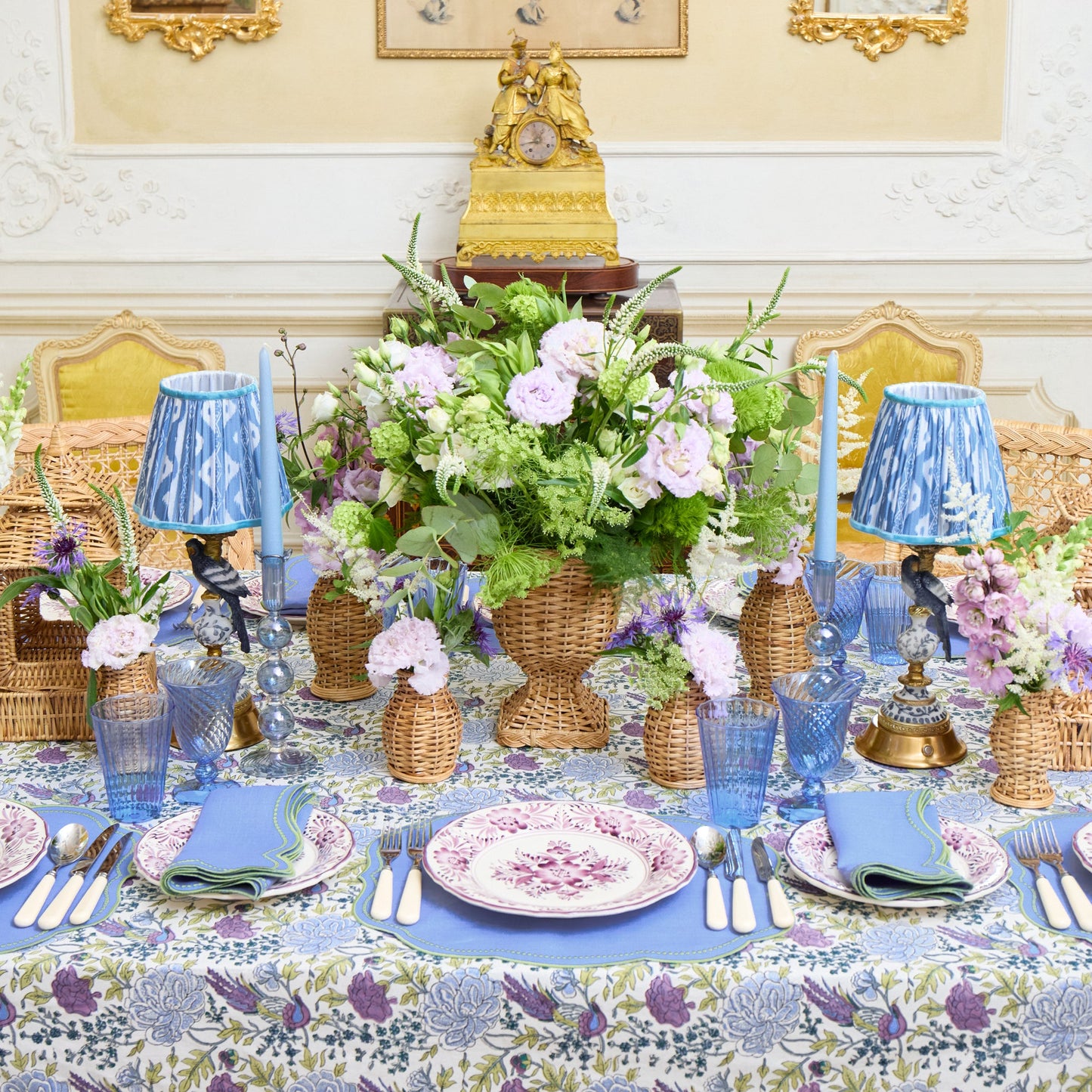 Bluebell & Green Eloise Linen Napkins (Set of 4)