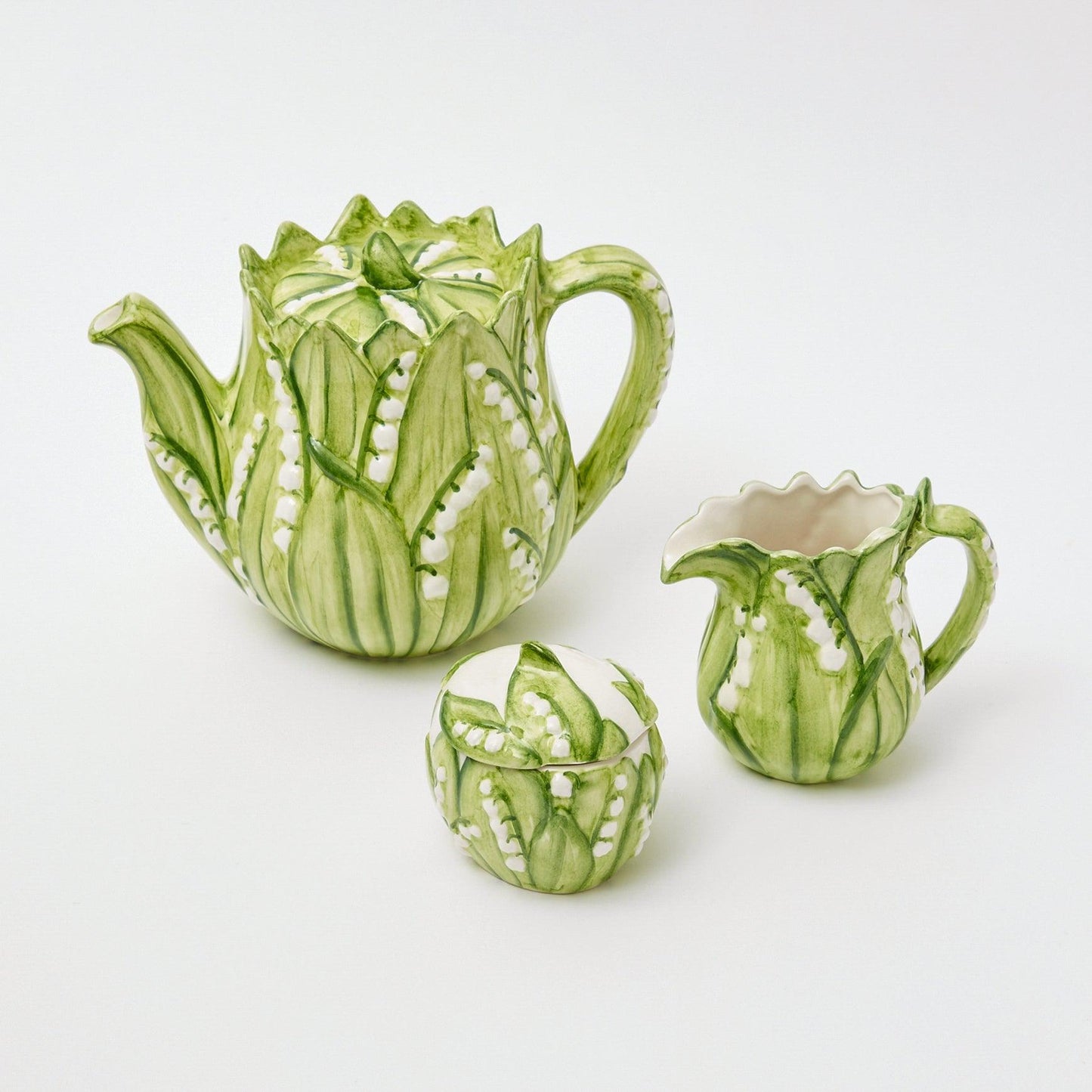 Lily of the Valley Sugar Pot
