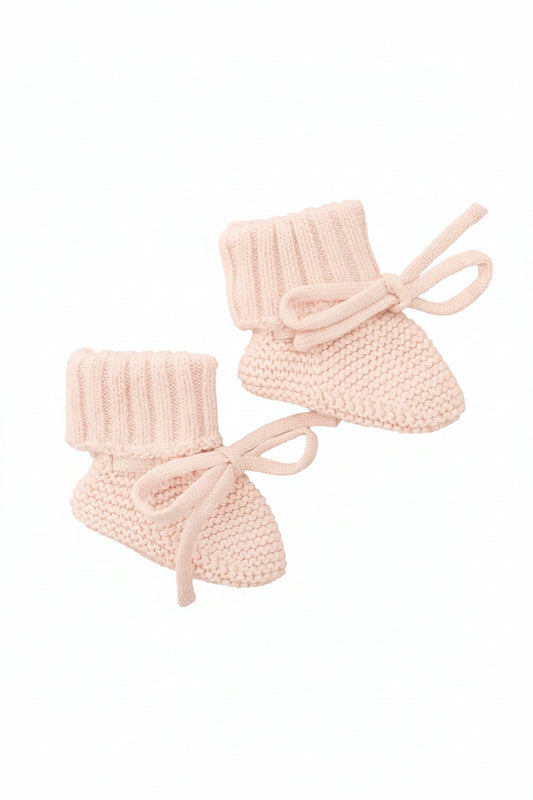 Knit Baby Booties | Sweet Neutrals