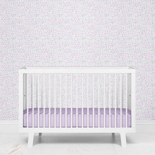 Lilac Meadow Removable Wallpaper