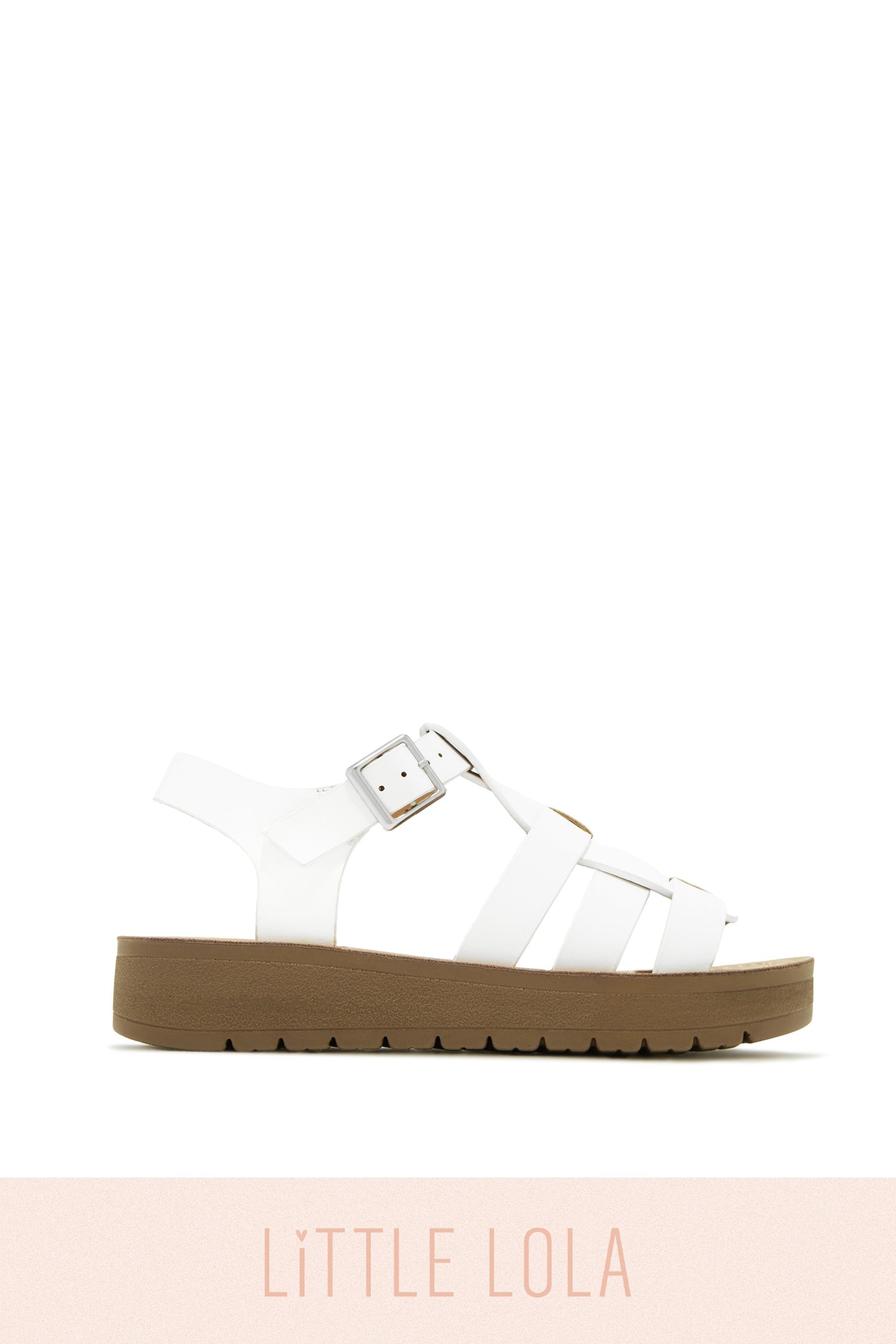 Summer Vacation Kids Flat Sandals - Tan