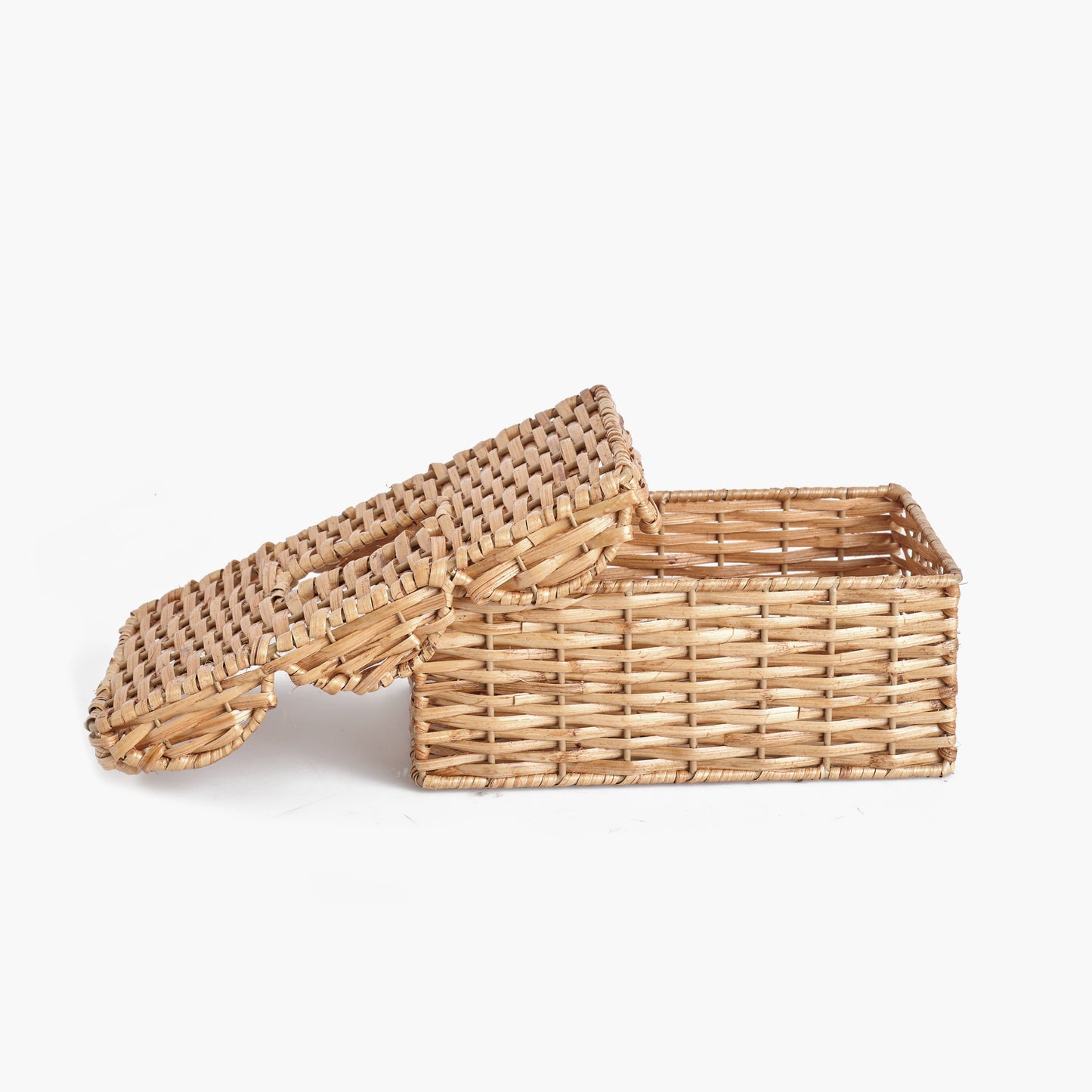 Rattan Tissue Box Holder