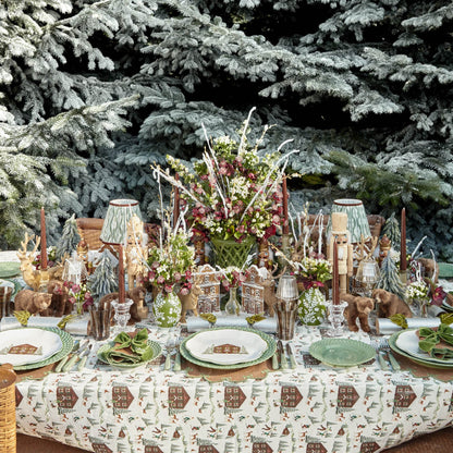 Sage Basketweave Dinner Plates (Set of 4)