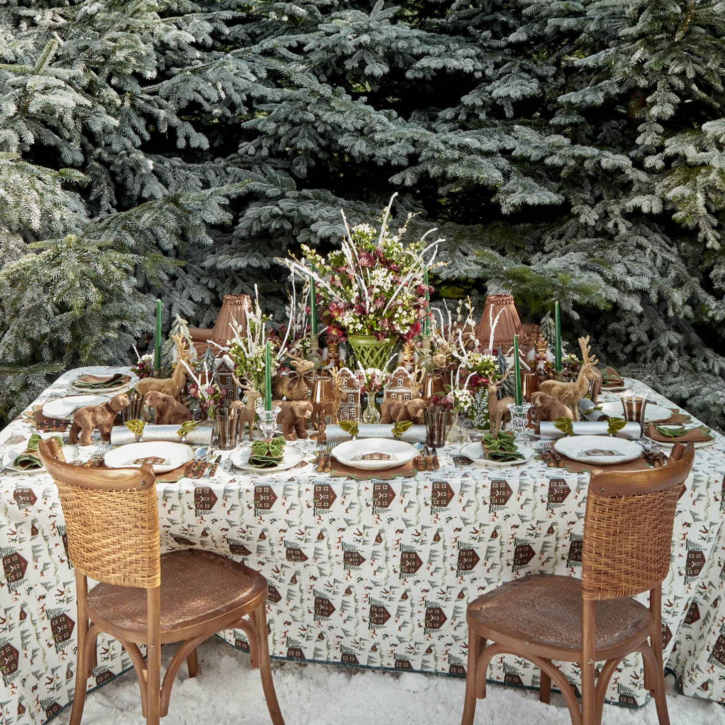 Alpine Chalet Dinner Plate