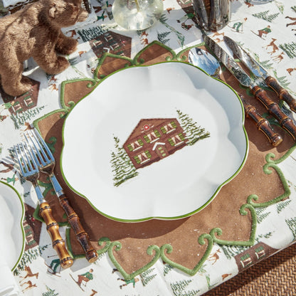 Alpine Chalet Dinner Plate