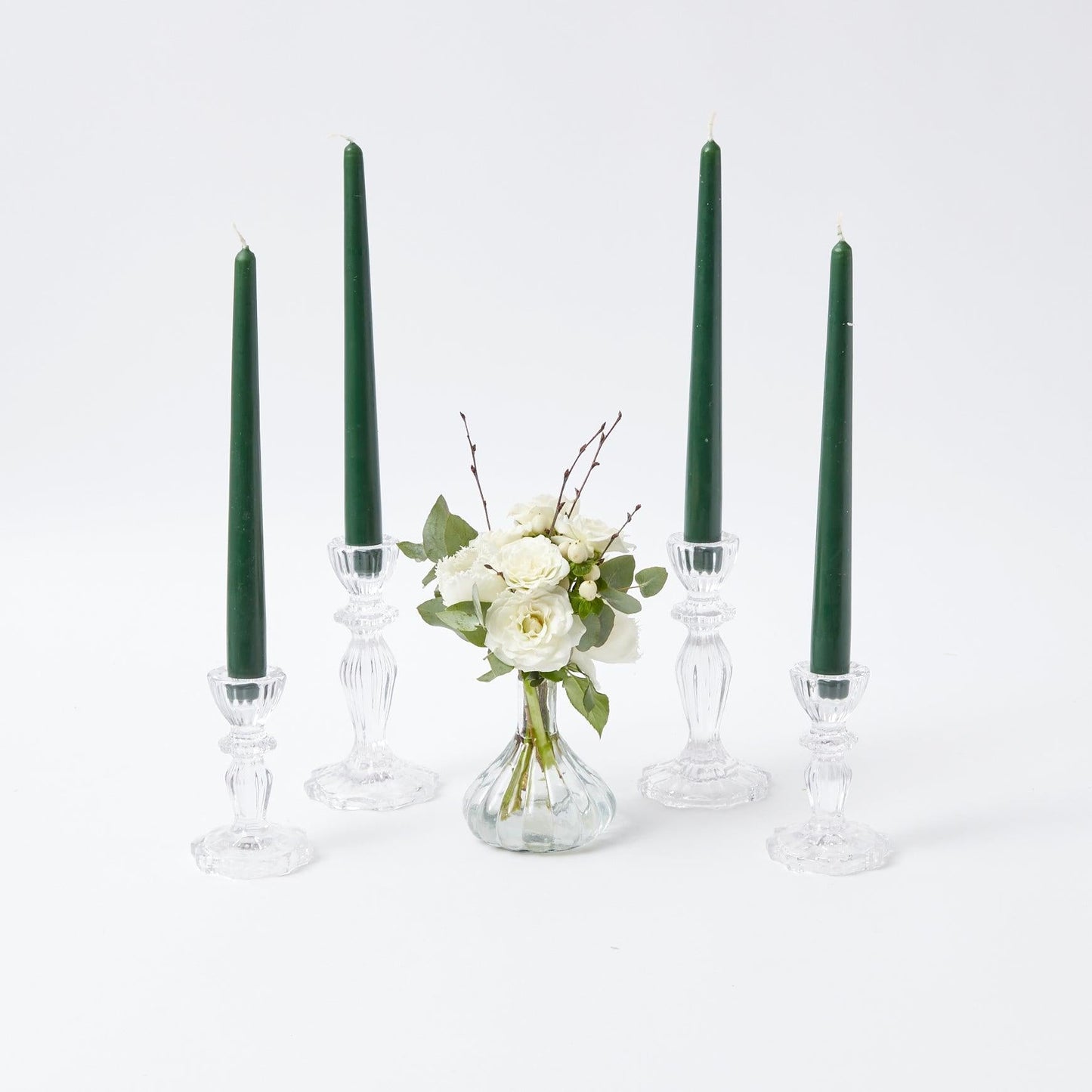Lace Edge Candle Holders (Pair)