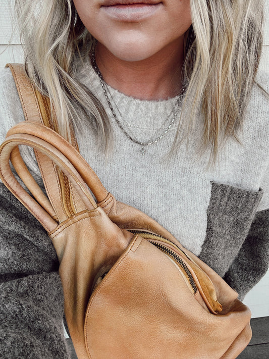 bubble letter necklace - a