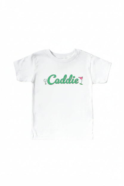 Caddie Kids Graphic Tee | White