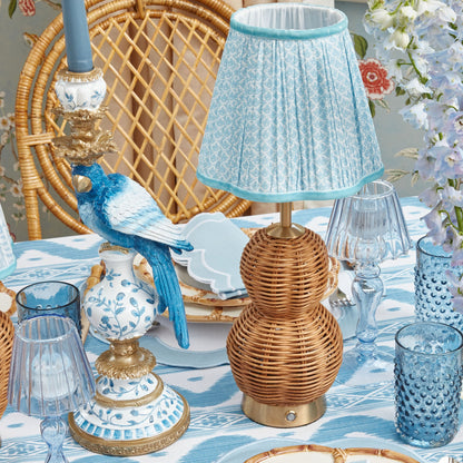 Rattan Bardot Rechargeable Lamp