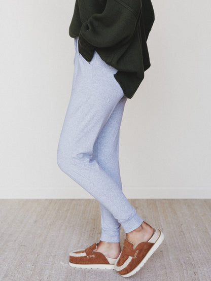 Dani Jogger Lounge Pant - Heather Gray