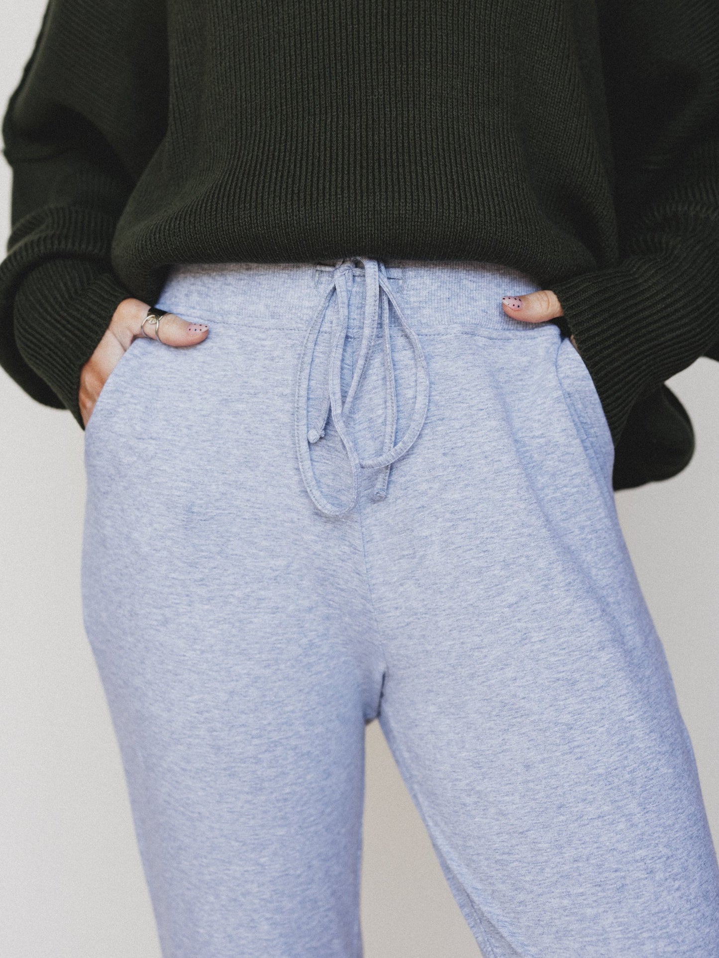 Dani Jogger Lounge Pant - Heather Gray