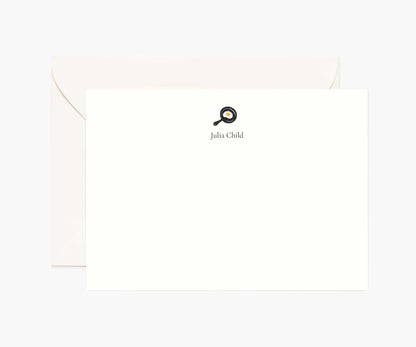 Food & Drink Personalized Stationery  - Frying Pan