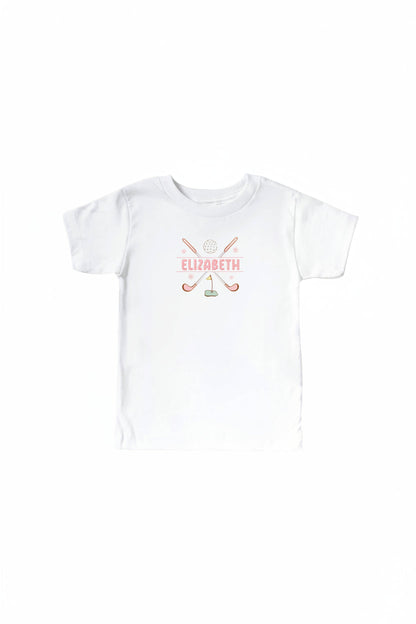Country Club Cuties Personalized Kids Graphic Tee | White