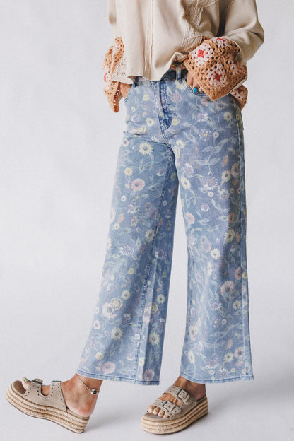 Botanical Garden Pants - Denim - Pre Order