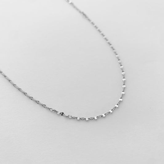 esme faceted chain necklace