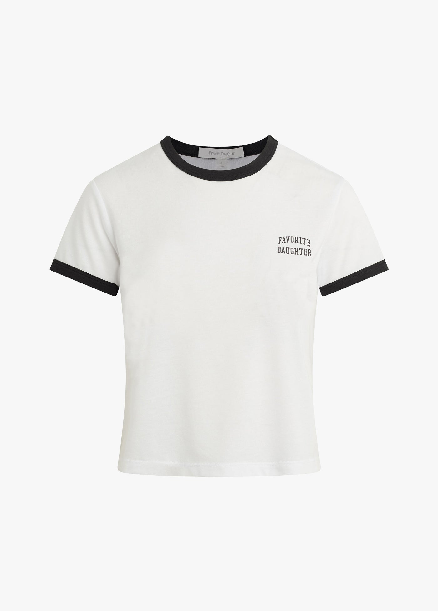 THE CROPPED FAVORITE DAUGHTER RINGER TEE