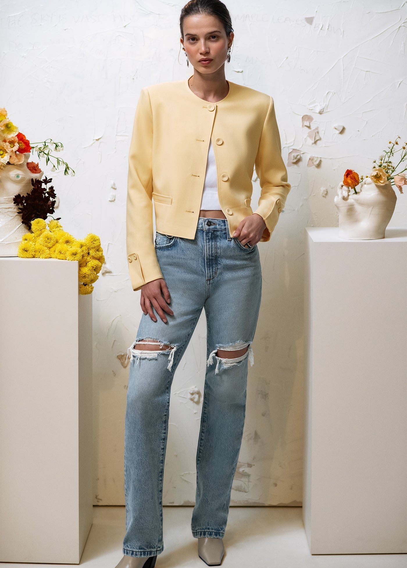THE MIKAELA LOW SLUNG LONG SLIM STRAIGHT