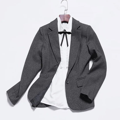NAVIU New Fashion 2 Pieces Set Women Pant Suit Slim Work Wear Office Ladies Long Sleeve Blazer and Trousers Outfits