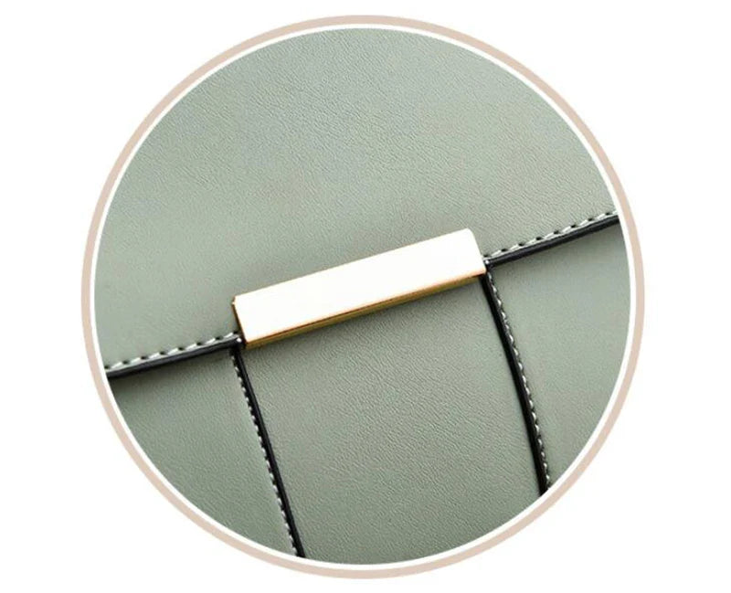 Simple Handbag For Women PU Leather Shoulder Bag Fashion Small Handle Bag Designer Crossbody Bag Daily Lady Shopping Hand Pouch