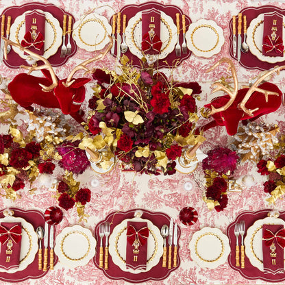 Gold Laurel Dinner Plates (Set of 4)