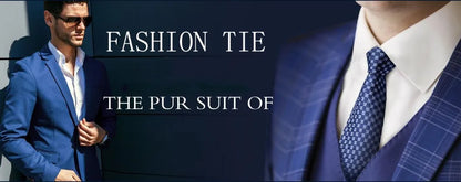 Jacquard Fashion Brand Tie Pocket Squares Set For Men Tie Handkerchief  Cufflink Necktie Gift Box Fit Wedding Holiday Workplace