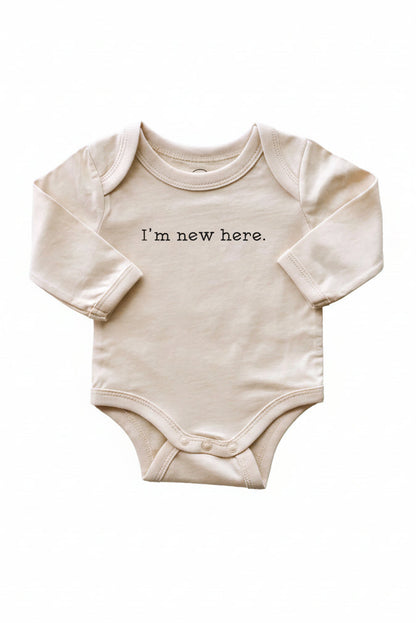 Long Sleeve Graphic Bodysuits | Natural