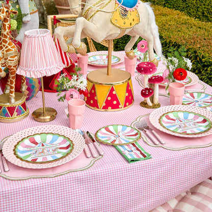 Pink & Green Eloise Linen Placemats (Set of 4)
