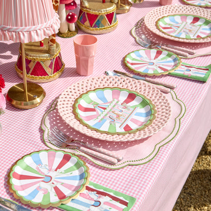 Carousel Side Paper Plates (Set of 8)