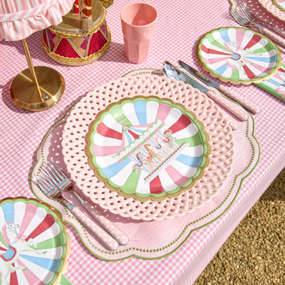 Pink & Green Eloise Linen Placemats (Set of 4)
