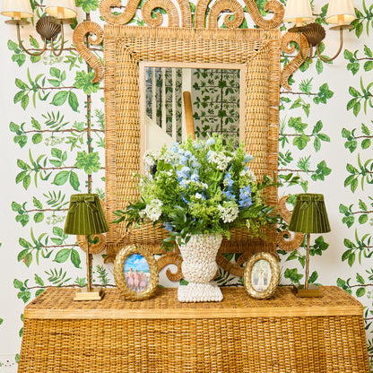 The Grand Rattan Mirror