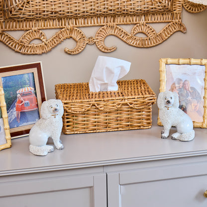 Rattan Tissue Box Holder