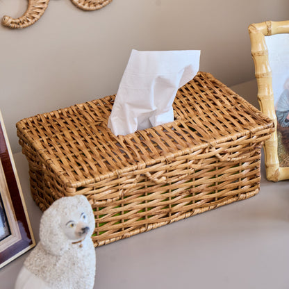 Rattan Tissue Box Holder