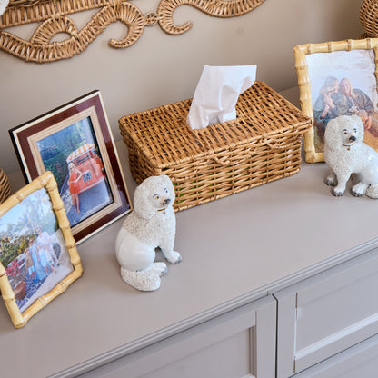 Rattan Tissue Box Holder