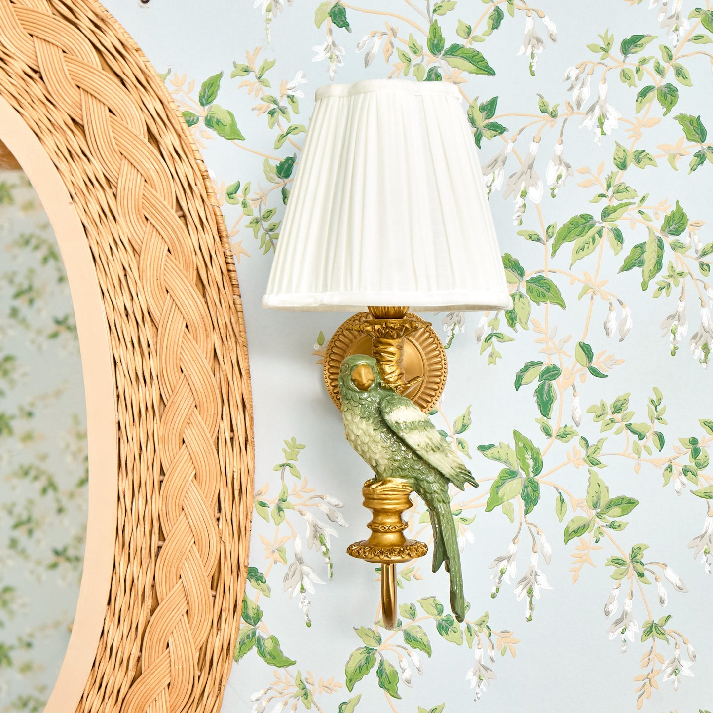 Cream Pleated Lampshade (18cm)