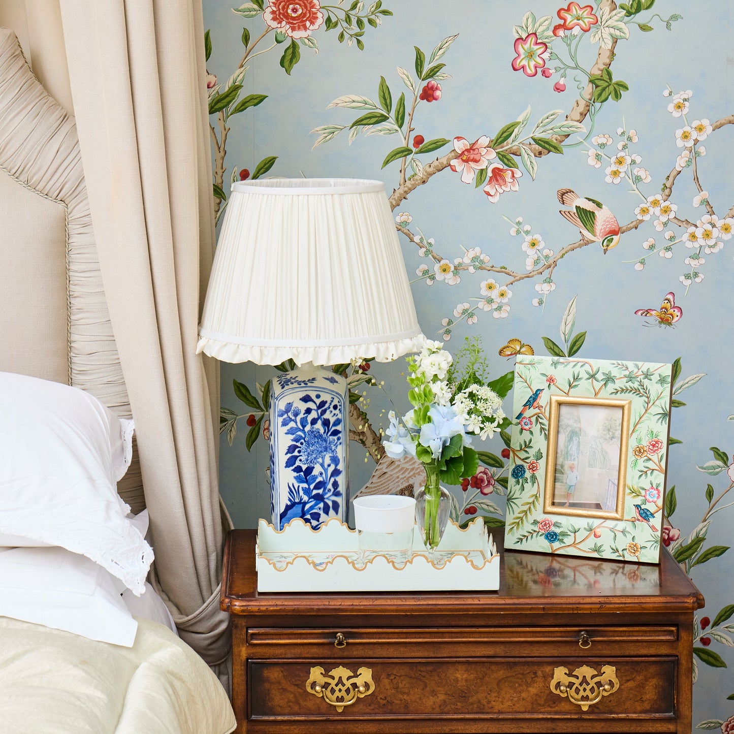 Small  Chinoiserie Tole Tray