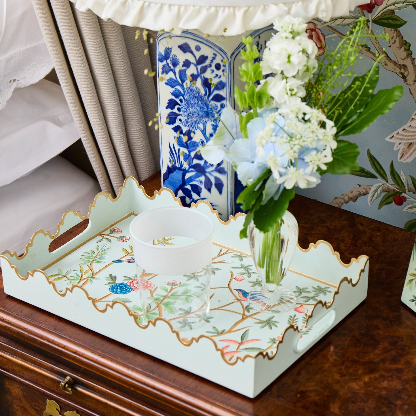 Small  Chinoiserie Tole Tray